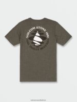 Z0ZR0871 Martini Olive Men Diffuser Short Sleeve Tee Volcom Clothing - Image 2