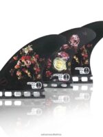 Z0ZR08730 Black Men Dion Agius Flowers Medium (Single Tab) Volcom Surf