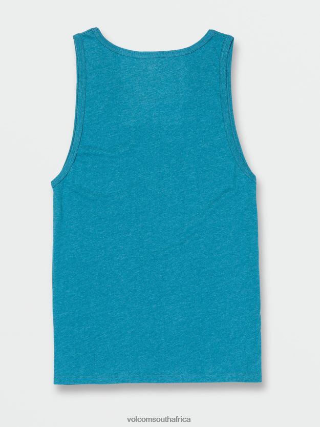 Z0ZR08745 Ocean Teal Heather Unisex Solid Heather Tank Volcom Outdoor - Image 3