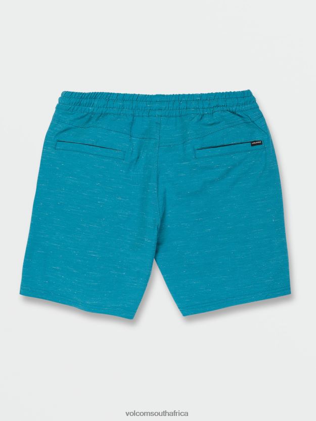 Z0ZR08746 Ocean Teal Unisex Understoned Hybrid Shorts Volcom Outdoor - Image 3