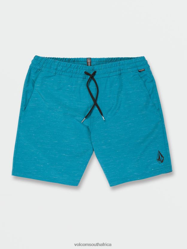 Z0ZR08746 Ocean Teal Unisex Understoned Hybrid Shorts Volcom Outdoor - Image 1