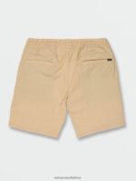 Z0ZR08747 Almond Unisex Understoned Hybrid Shorts Volcom Outdoor - Image 3