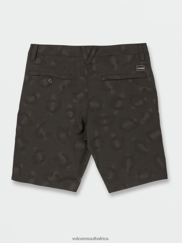 Z0ZR08750 Rinsed Black Unisex Mix Frickin Cross Shred Shorts Volcom Outdoor - Image 2