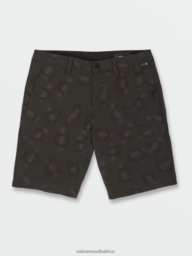 Z0ZR08750 Rinsed Black Unisex Mix Frickin Cross Shred Shorts Volcom Outdoor - Image 1
