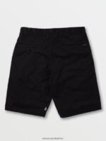 Z0ZR08761 Black Unisex Frickin Chino Shorts Volcom Outdoor - Image 11
