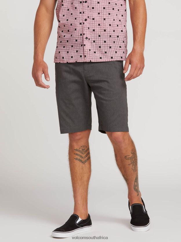 Z0ZR08765 Charcoal Heather Unisex Frickin Modern Stretch Shorts Volcom Outdoor - Image 17
