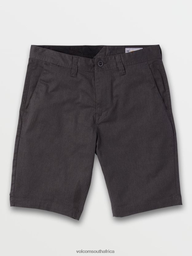 Z0ZR08765 Charcoal Heather Unisex Frickin Modern Stretch Shorts Volcom Outdoor - Image 7