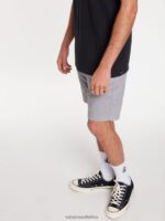 Z0ZR08766 Grey Unisex Frickin Modern Stretch Shorts Volcom Outdoor - Image 2