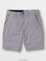 Z0ZR08766 Grey Unisex Frickin Modern Stretch Shorts Volcom Outdoor - Image 6