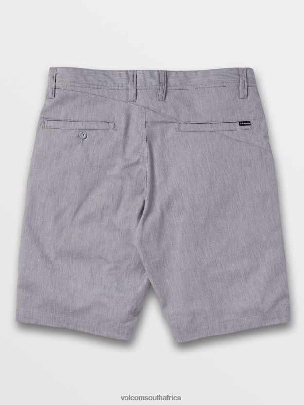 Z0ZR08766 Grey Unisex Frickin Modern Stretch Shorts Volcom Outdoor - Image 8