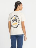 Z0ZR08776 Cloud Women Lock It Up Short Sleeve Tee Volcom Clothing - Image 3
