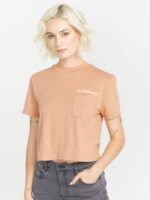 Z0ZR08777 Clay Women Pocket Dial Short Sleeve Tee Volcom Clothing - Image 4