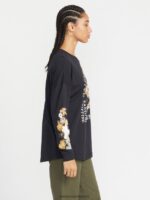 Z0ZR08780 Black Women Werkin Doubles Long Sleeve Shirt Volcom Clothing - Image 4