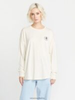 Z0ZR08793 Cloud Women Werkin Doubles Long Sleeve Shirt Volcom Clothing - Image 10