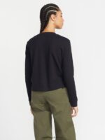 Z0ZR08801 Black Women Thermality Long Sleeve Shirt Volcom Clothing - Image 2