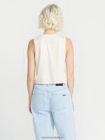 Z0ZR08803 Cloud Women Stone Hour Crop Tank Volcom Clothing - Image 2