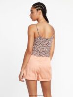 Z0ZR08805 Slate Grey Women Naw Beach Cami Tank Volcom Clothing - Image 3