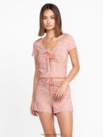 Z0ZR08807 Multi Women Race 2 Space Top Volcom Clothing - Image 6