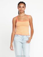 Z0ZR08811 Multi Women Stripe Is Sweater Tank Volcom Clothing - Image 2