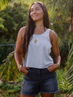 Z0ZR08813 Moonbeam Women To The Bank Tank Volcom Clothing - Image 3