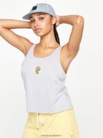 Z0ZR08813 Moonbeam Women To The Bank Tank Volcom Clothing - Image 7