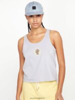 Z0ZR08813 Moonbeam Women To The Bank Tank Volcom Clothing - Image 9