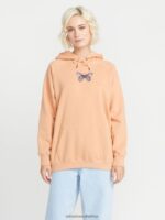 Z0ZR08842 Clay Women Truly Stoked Boyfriend Hoodie Volcom Clothing - Image 4