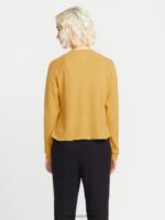 Z0ZR08844 Dijon Women Lived in Lounge Crew Sweatshirt Volcom Clothing - Image 5