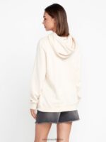 Z0ZR08845 Sand Women Truly Deal Hoodie Volcom Clothing - Image 2