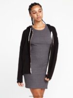Z0ZR08849 Black Women Lived in Lounge Zip Jacket Volcom Clothing - Image 5