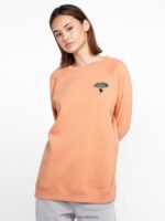 Z0ZR08852 Clay Women Stone Magic Boyfriend Crew Volcom Clothing - Image 4