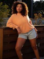 Z0ZR08857 Sunset Women Coco Ho Pullover Sweater Volcom Clothing - Image 7