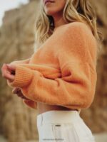 Z0ZR08857 Sunset Women Coco Ho Pullover Sweater Volcom Clothing - Image 8