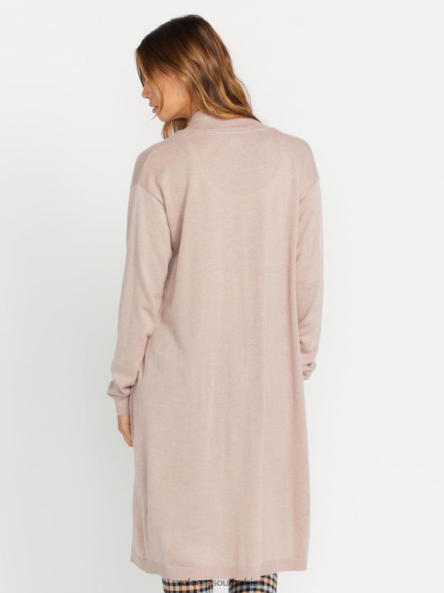 Z0ZR08858 Winter Orchid Women Lived in Lounge Midi Throw Cardi Sweater Volcom Clothing - Image 7