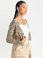 Z0ZR08859 Animal Print Women Meeyoww Sweater Volcom Clothing - Image 4
