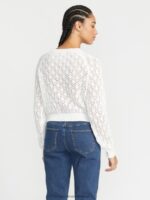 Z0ZR08862 Star White Women Shellfire Sweater Volcom Clothing - Image 3