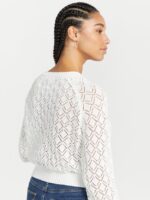 Z0ZR08862 Star White Women Shellfire Sweater Volcom Clothing - Image 5