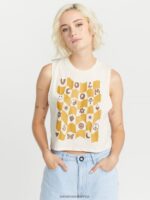 Z0ZR08863 Dust Gold Women Go Go Wrap Sweater Volcom Clothing - Image 4