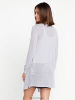 Z0ZR08864 Moonbeam Women Go Go Wrap Cardigan Volcom Clothing - Image 5