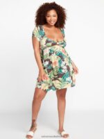 Z0ZR08870 Slate Grey Women Excapism Dress Volcom Clothing - Image 3