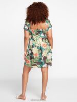 Z0ZR08870 Slate Grey Women Excapism Dress Volcom Clothing - Image 7