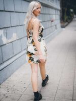 Z0ZR08880 Cloud Women Stone Of Biscay Dress Volcom Clothing - Image 2
