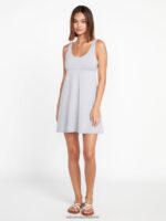 Z0ZR08881 Moonbeam Women Desert Bunnie Dress Volcom Clothing - Image 6