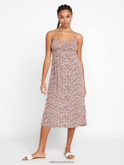 Z0ZR08882 Slate Grey Women Naw Beach Dress Volcom Clothing