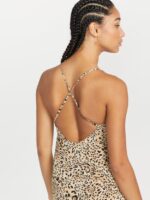 Z0ZR08885 Animal Print Women Meeyoww Maxi Dress Volcom Clothing - Image 7