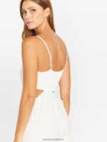 Z0ZR08887 Cloud Women Coco Ho Cutout Romper Volcom Clothing - Image 4