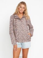 Z0ZR08896 Slate Grey Women Enemy Stone Jacket Volcom Clothing - Image 5