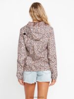 Z0ZR08896 Slate Grey Women Enemy Stone Jacket Volcom Clothing - Image 6