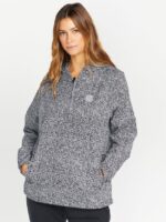 Z0ZR08898 Black White Women Earth Tripper Jacket Volcom Clothing - Image 12