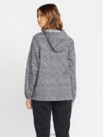 Z0ZR08898 Black White Women Earth Tripper Jacket Volcom Clothing - Image 10